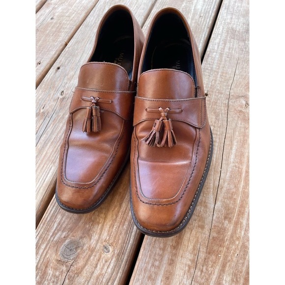 J. Murphy by Johnston & Murphy Men\'s Loafers Tassel Slip On Cognac Shoes Size 11 main image 5